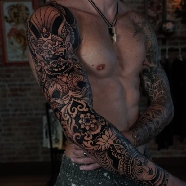 Brazo entero ornamental nepalí