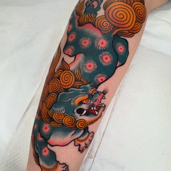 Fu dog neotradicional