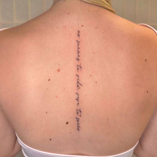 Frase espalda columna